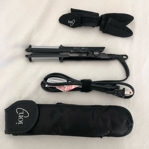 Ion Straight N' Spiral Travel Styler Iron